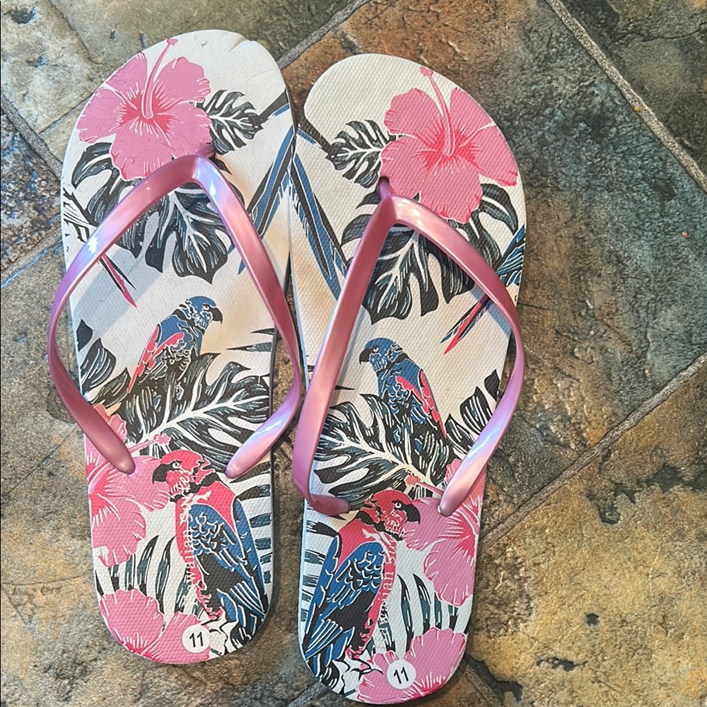 Floral Pink Sandals